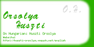 orsolya huszti business card